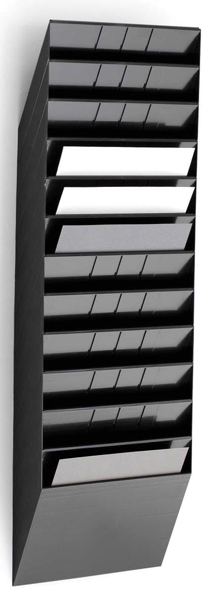 Durable - folderhouder Flexiboxx 12 A4 Landscape zwart
