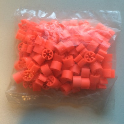 Klika - Minimarker onbedrukt fluor rood 100 stuk