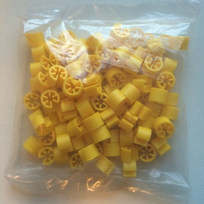 Klika - Mini rotulador sin imprimir amarillo oscuro 100 piezas