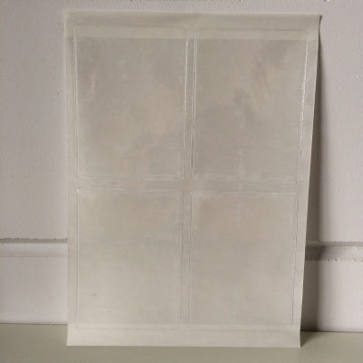 Klika - Cartella a U autoadesiva 74x105mm A7 corta 6 pezzi