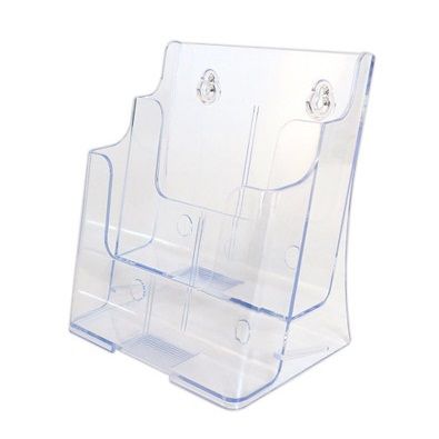 Klika - Vassoio portadepliant 2 scomparti x A5 verticale