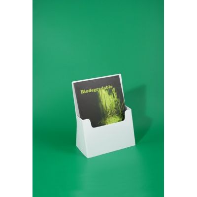 Klika - Vassoio portadepliant BIO A5 verticale, colore bianco