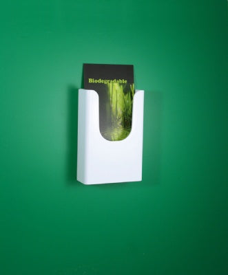Klika - Caja para folletos BIO 1/3 A4 colgante color blanco 20 piezas