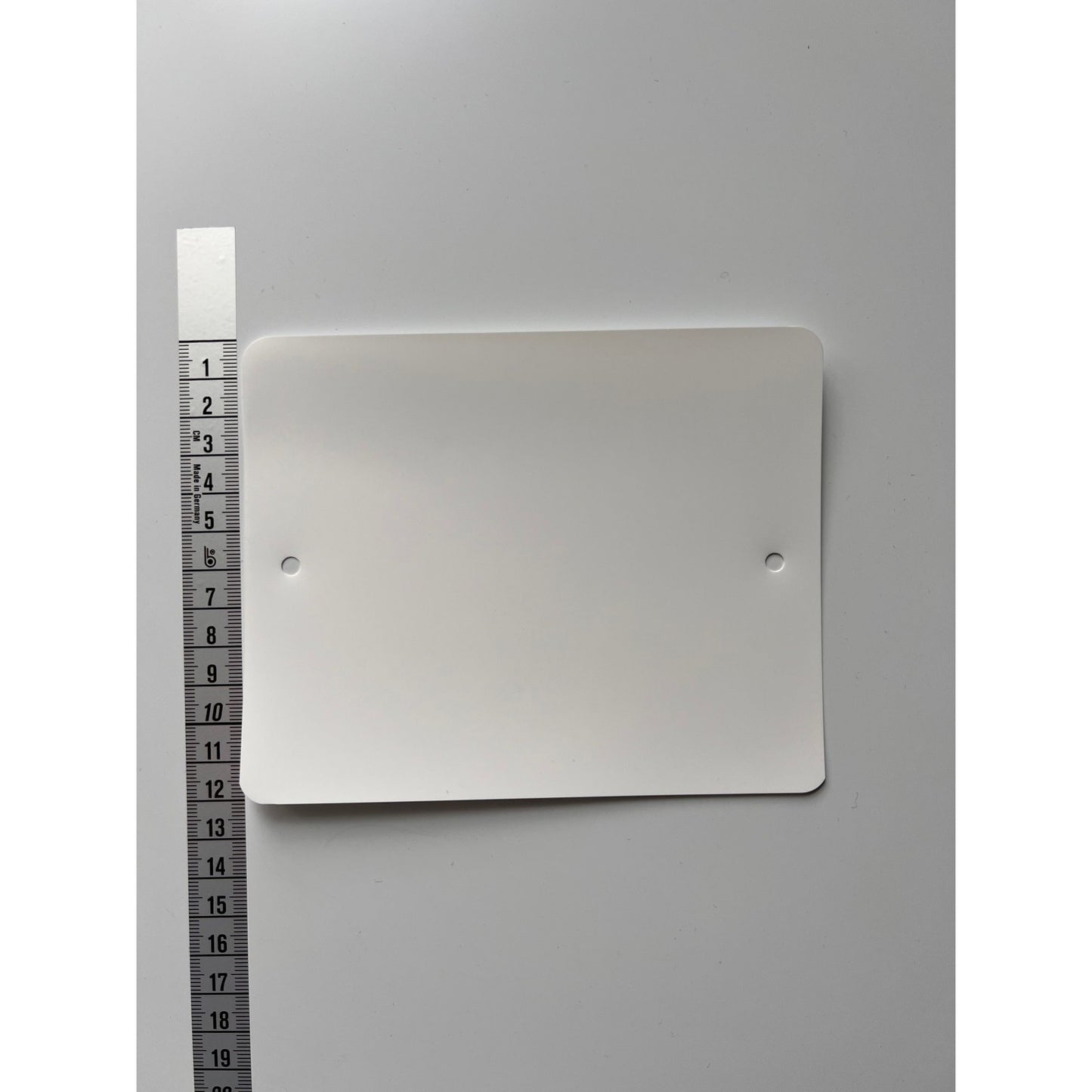 Klika - Etiquettes PVC 120x150 mm 2 trous blanc