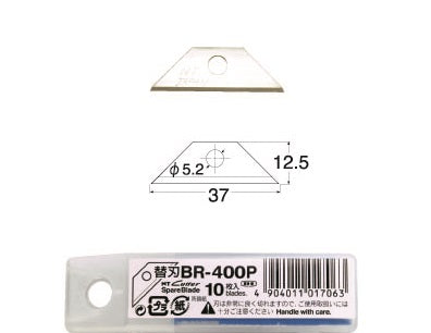 Klika - Reservemes BR-400P voor NT Cutter R-1200 9 stuks