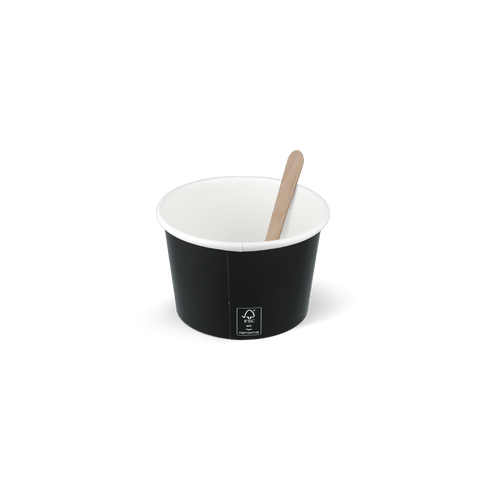 Klika - Coppa gelato 240ml Ø90mm 8oz cartoncino nero