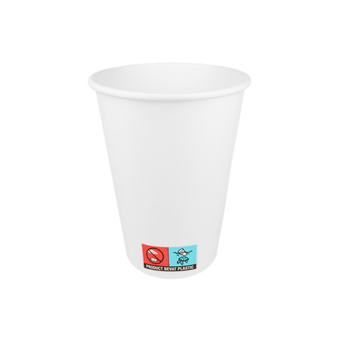 Klika - Cardboard coffee cup 360cc 12oz white