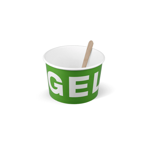 Klika - Ice cream cup 360ml Ø106mm 12oz cardboard GELATO