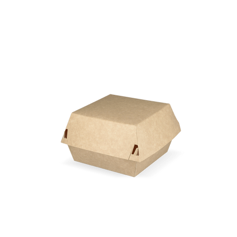 Klika - Hamburger container Medium kraft/white BIO