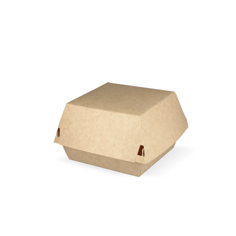 Klika - Boîte à hamburger Grand kraft/blanc BIO