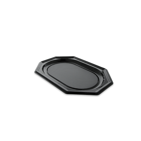 Klika - Catering trays octagonal 35cm black PET
