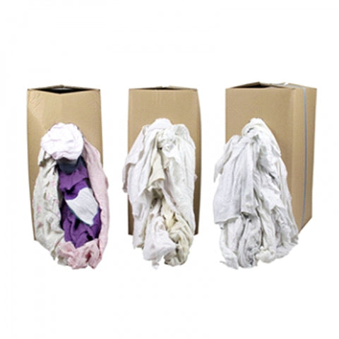 Klika - Poetsdoeken Poetslappen Witte Tricot (WTR90) 10kg