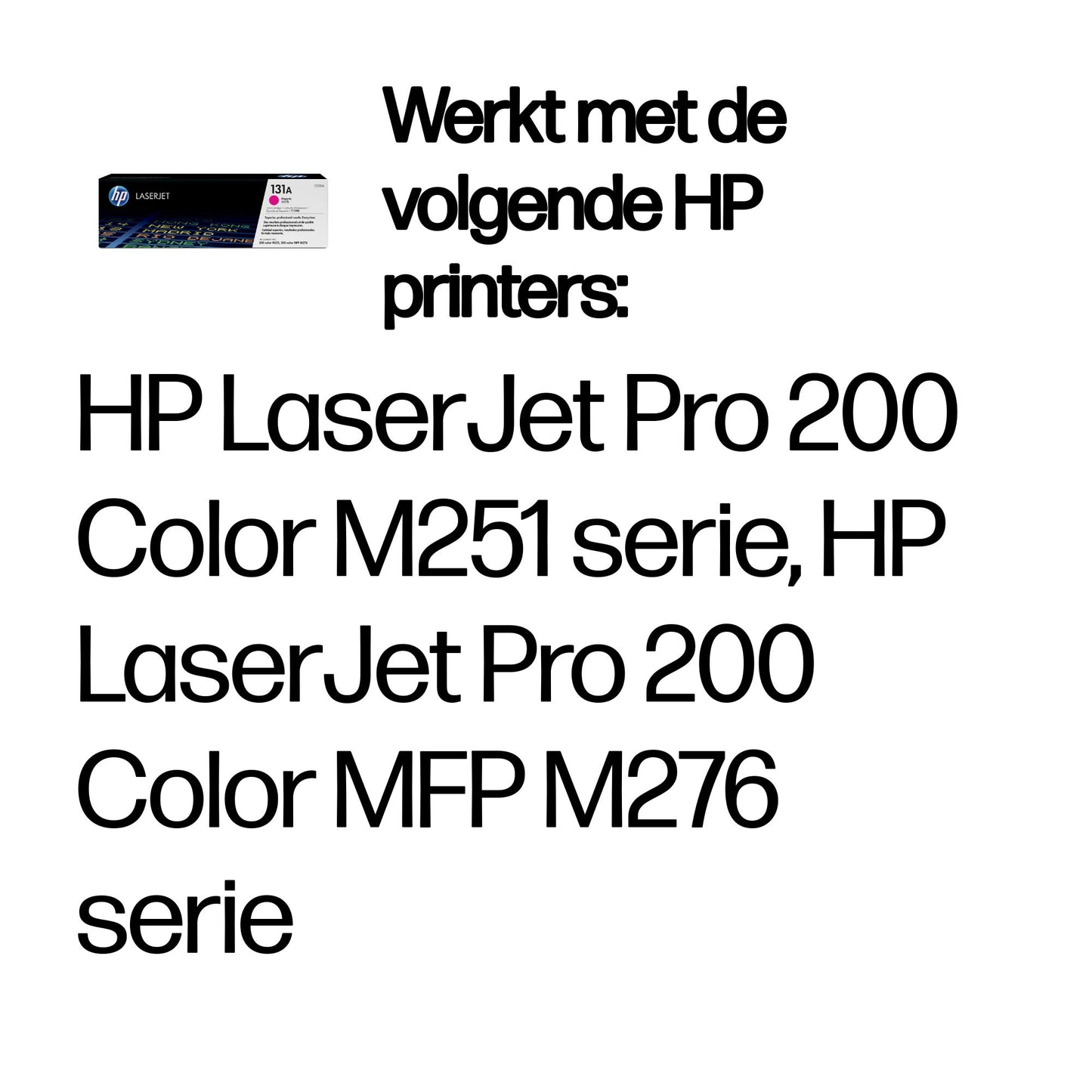 HP - Cartouche toner cf213a 131a rouge