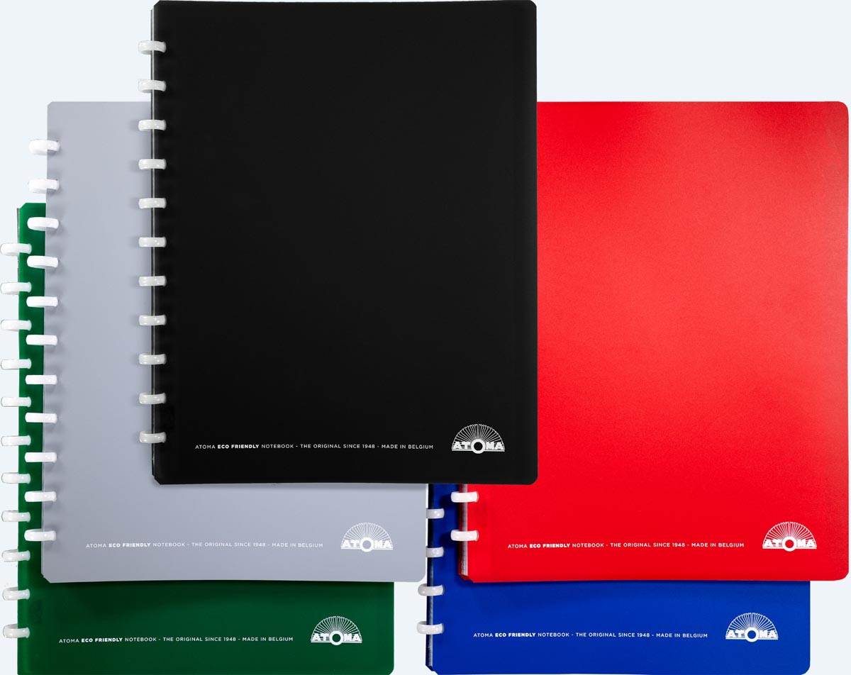 Atoma - Eco lbum voor ft A4, 30 tassen, geassorteerde kleuren