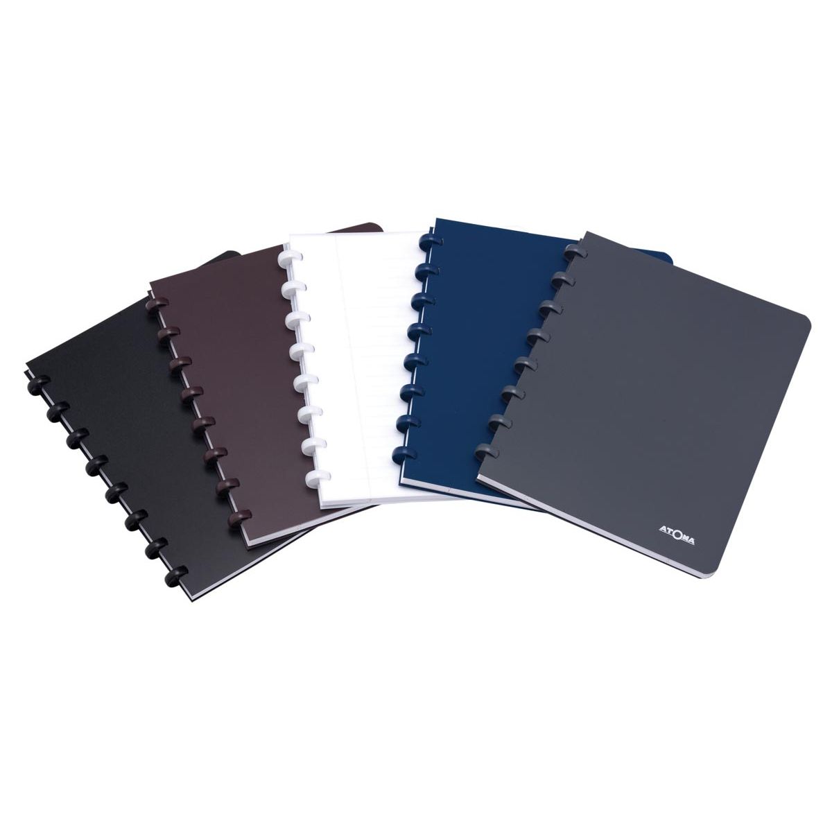 Atoma - schrift, ft A4, 144 bladzijden, PP, gelijnd, geassorteerde kleuren