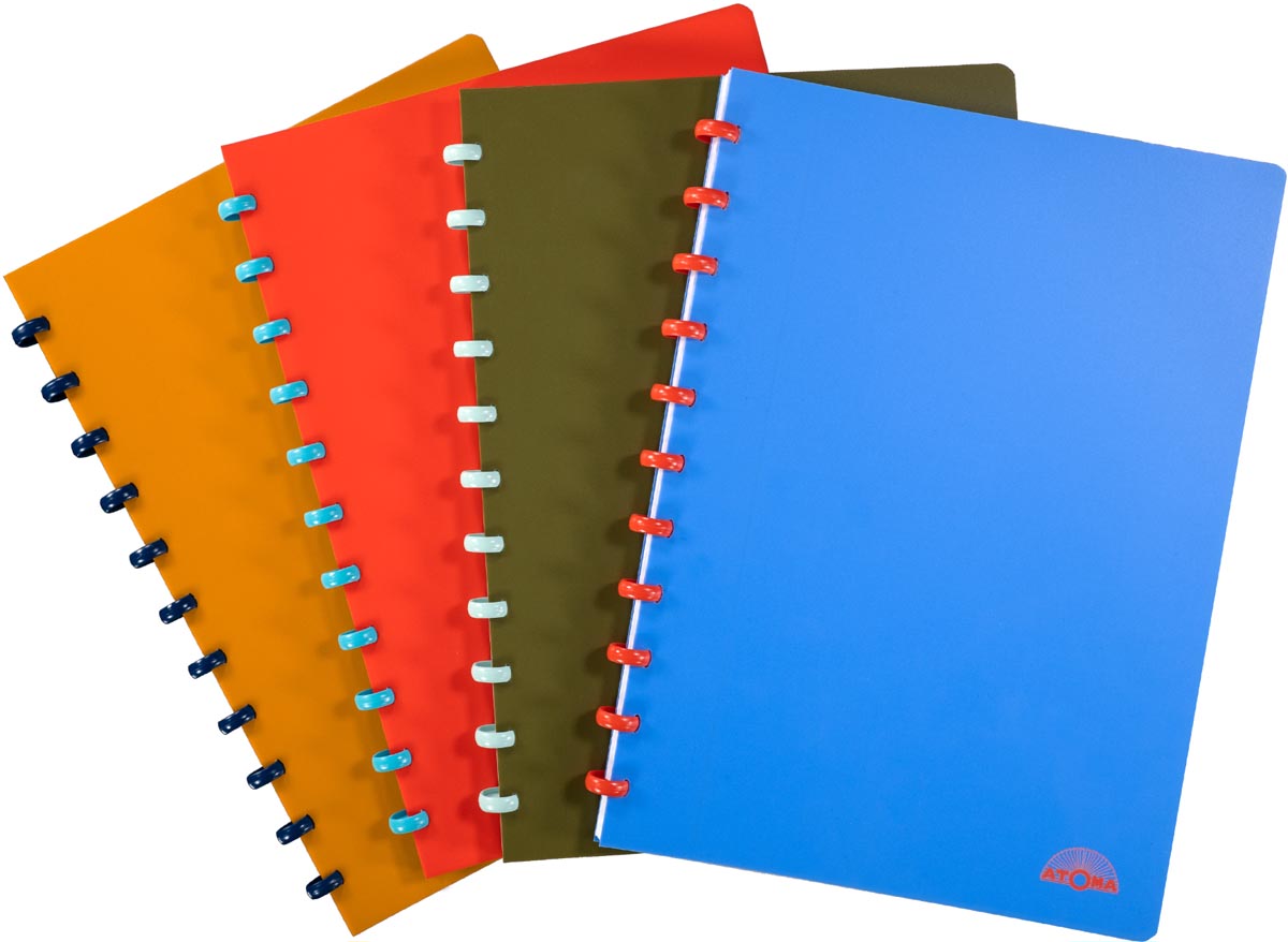 Atoma – Nature-Notizbuch, ft A4, 144 Seiten, liniert, verschiedene Farben