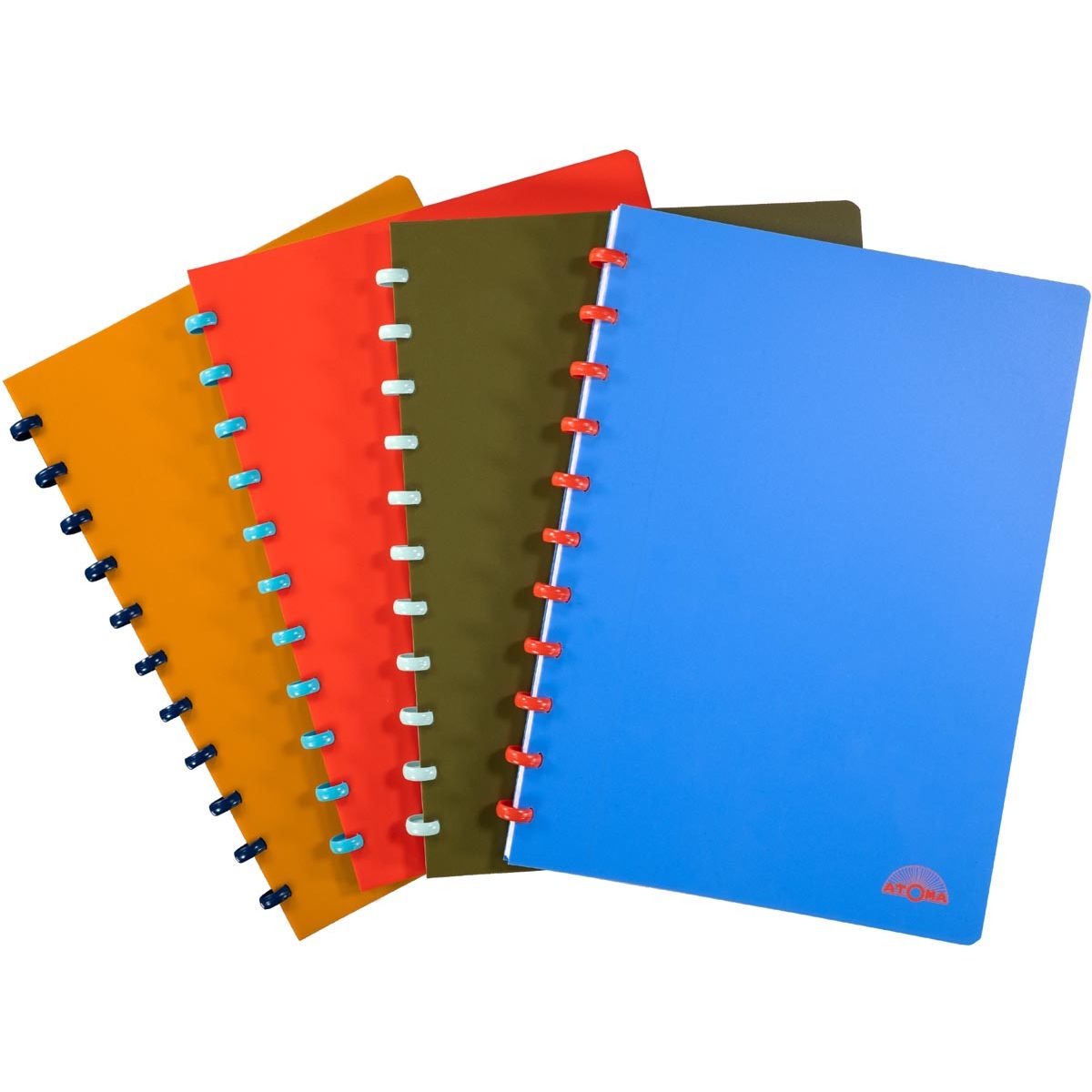 Atoma – Nature-Notizbuch, ft A4, 144 Seiten, liniert, verschiedene Farben