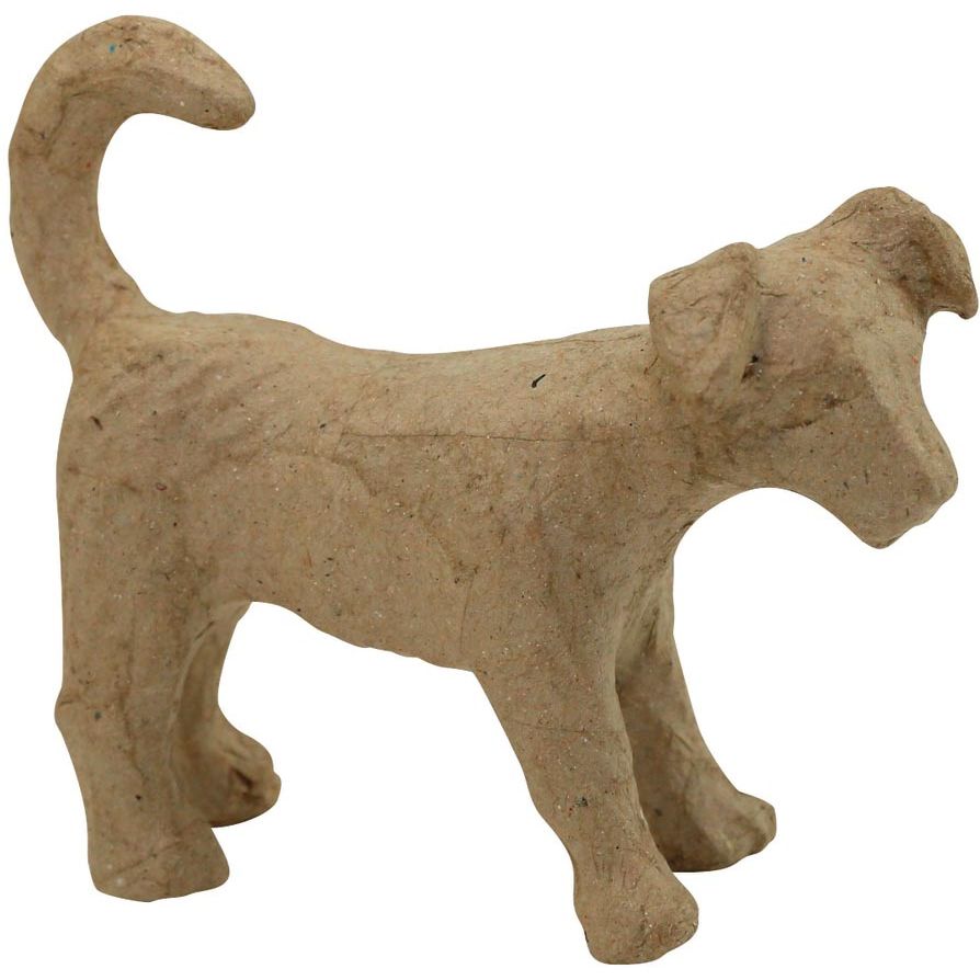 Décopatch - chien, papier mâché