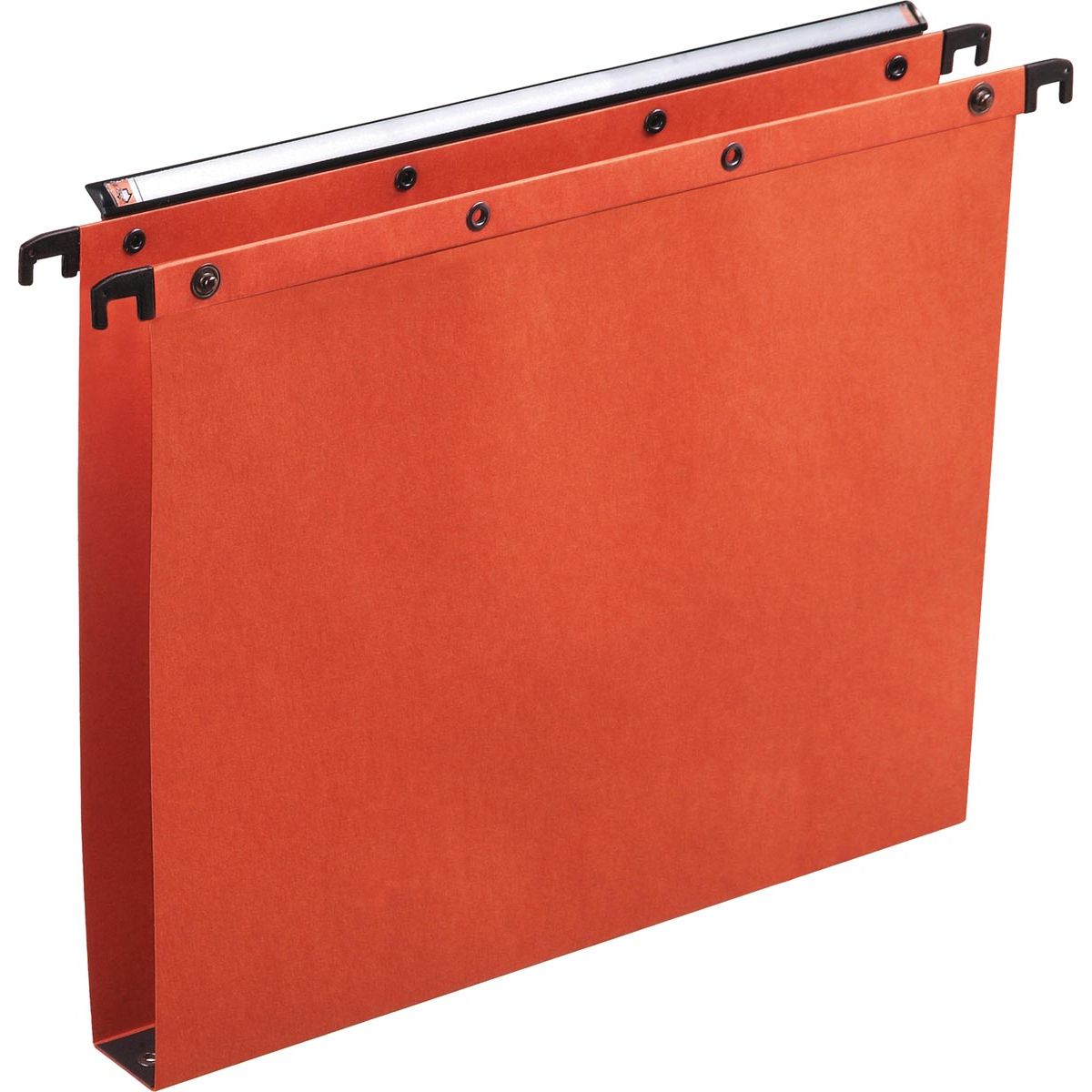 Elba - Dossiers suspendus L'Oblique pour tiroirs AZO entraxe 330 mm (A4), fond 30 mm, orange