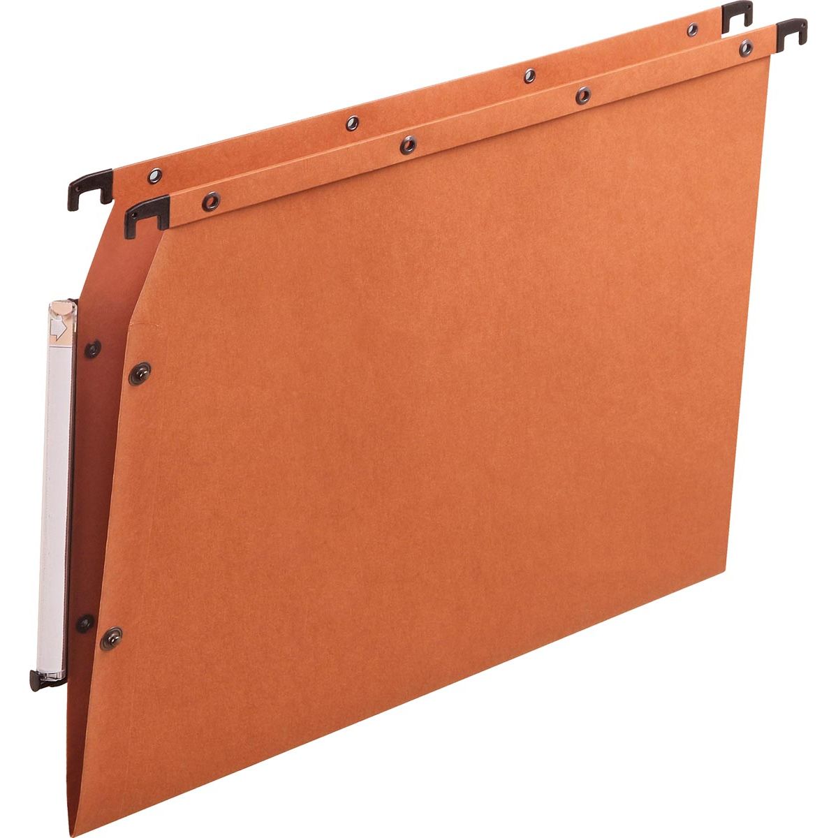 Elba - L'oblique hanging files for AZV V-bottom cabinets, orange