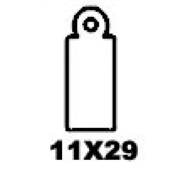 Apli - Hanging label + cord 11x29mm 1000 pieces