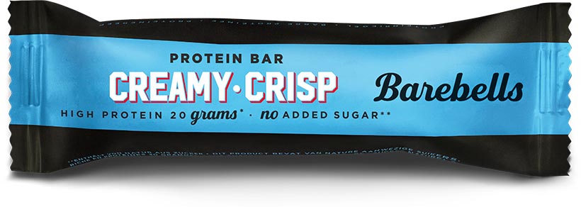Barebells - reep Original Creamy Crisp, 55 g, pak van 12 stuks