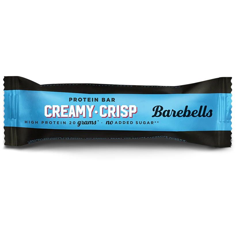Barebells - reep Original Creamy Crisp, 55 g, pak van 12 stuks