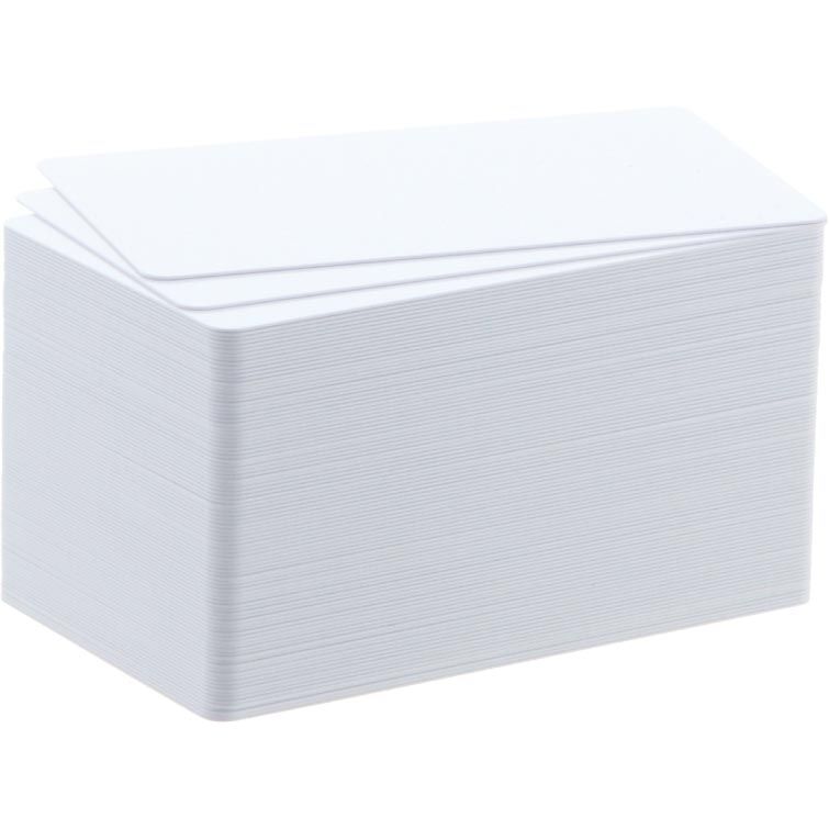Badgy - 100 blank, thin 0.5mm cards for 100 or 200