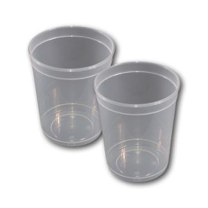 Containers plastic round - Soup cup pp transparent 115/138 1000cc 250 pieces