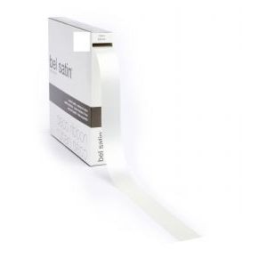 Bel Satin - Satin ribbon 25mm x 100 meters cream