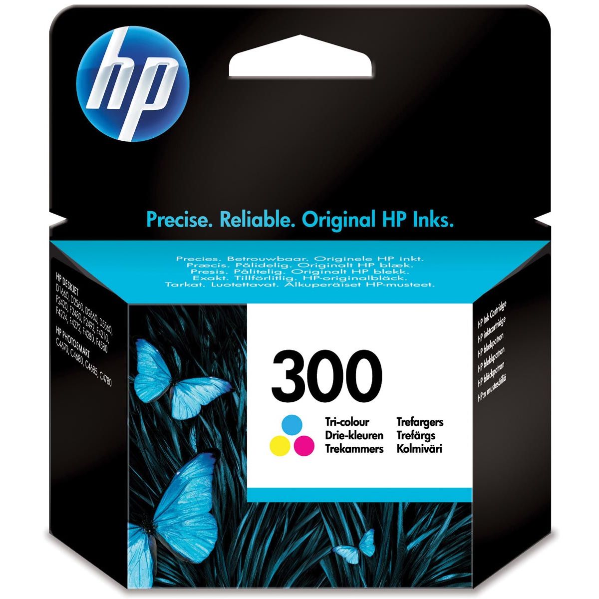 HP - inktcartridge 300, 165 pagina's, OEM CC643EE, 3 kleuren