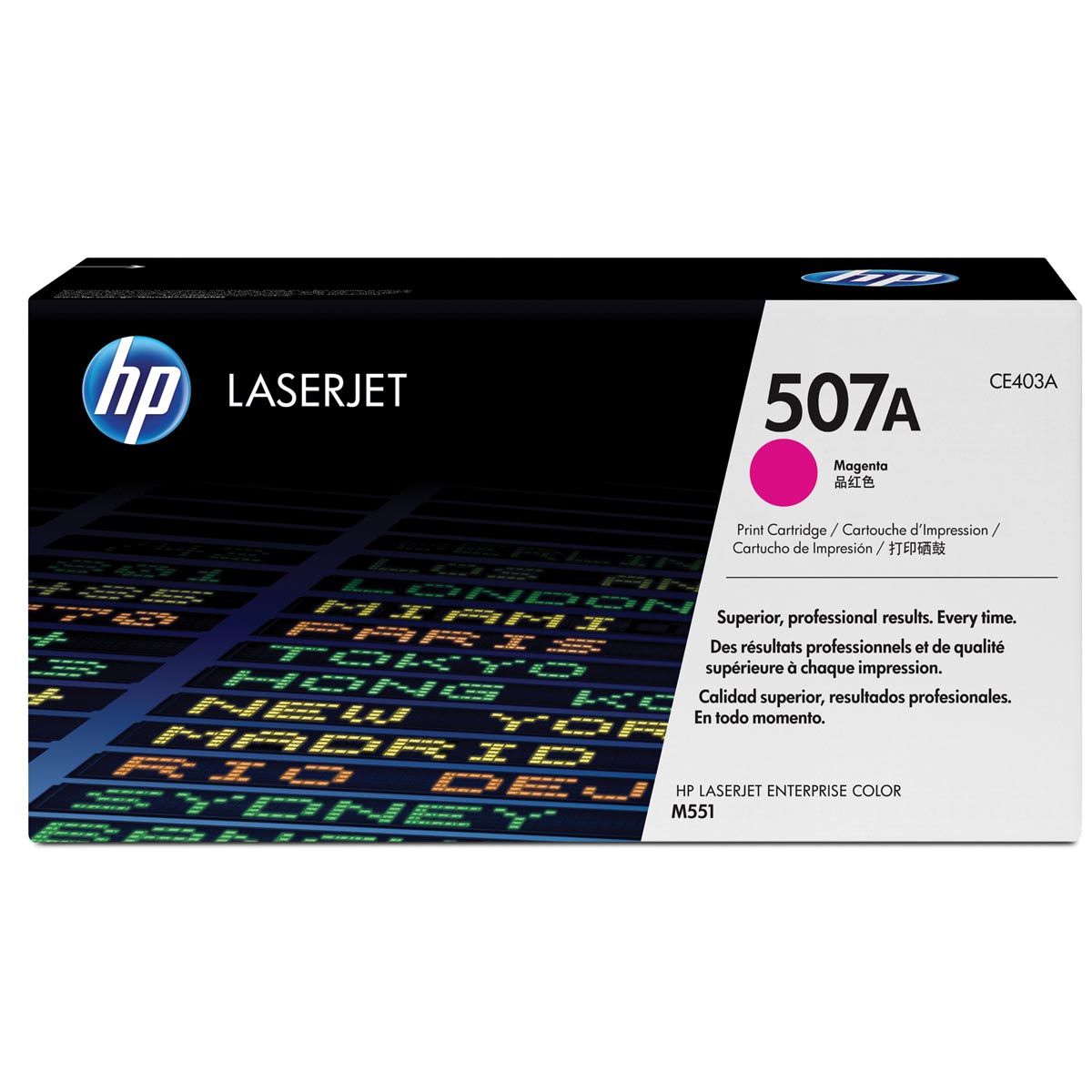 HP - Cartuccia toner ce403a 507a rosso