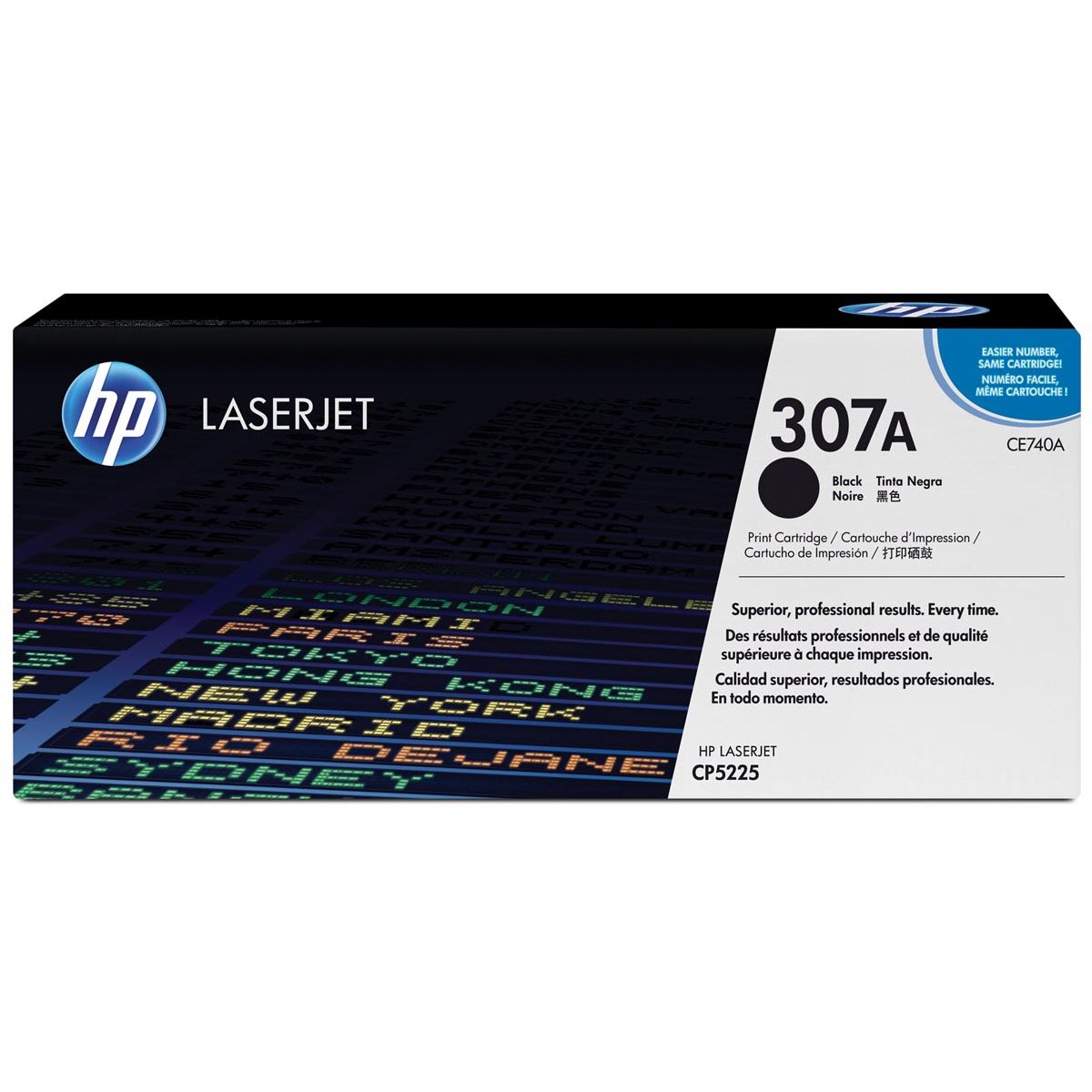 HP - toner 307A, 7 000 pagina's, OEM CE740A, zwart