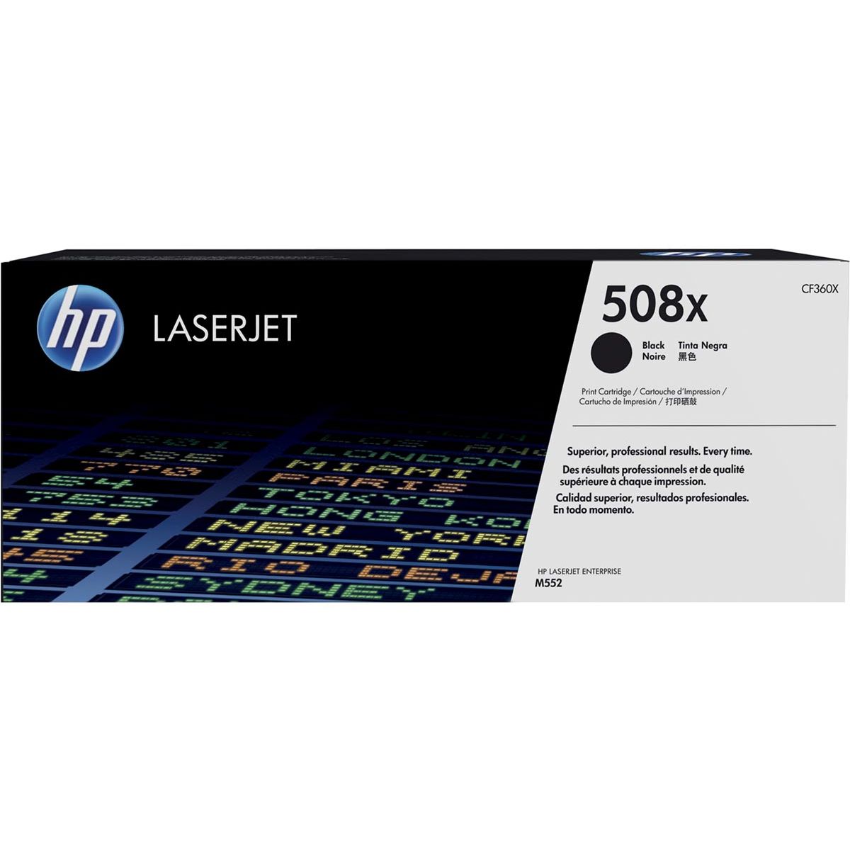HP - Cartucho de tóner cf360x 508x negro