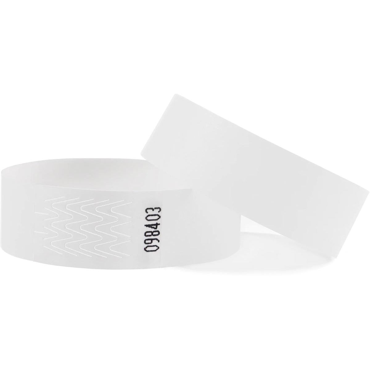 Combicraft - braccialetti, bianco, confezione da 100 pezzi