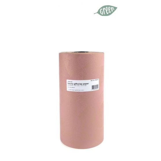 Vance Paper - Rollo de papel de regalo 150m x 30cm rosa