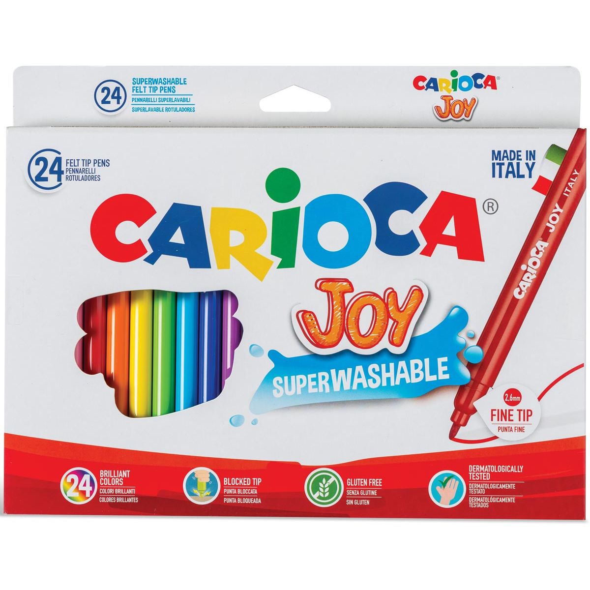 Carioca - Feutre Joy assorti lot de 24 pièces