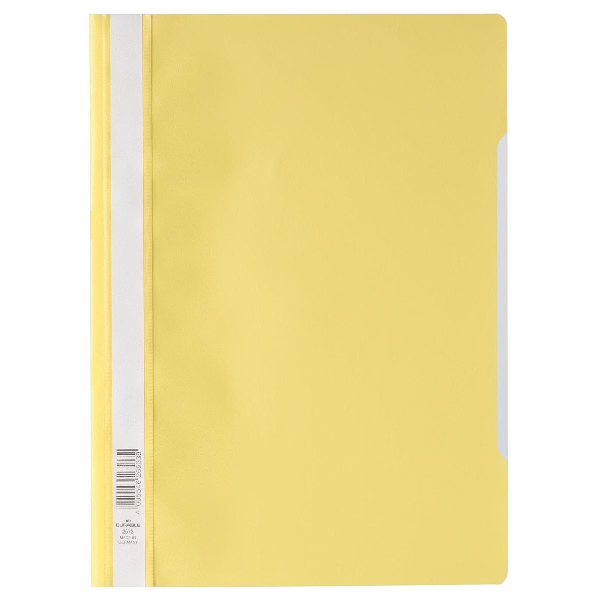 Durable - snelhechtmap ft A4 geel