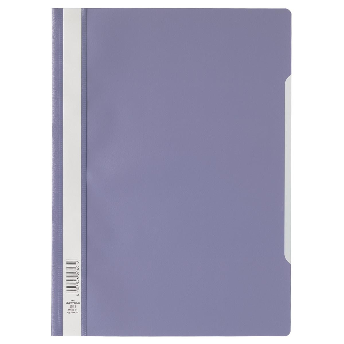 Durable - dossier à fixation rapide lilas