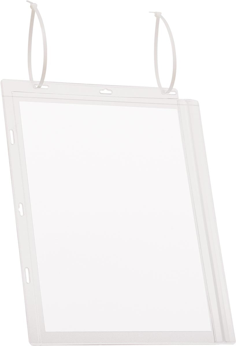 Durable - housse imperméable, avec serre-câbles, ft A4, paquet de 5