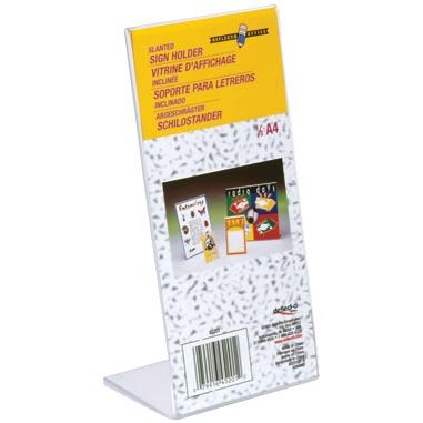 Deflecto - Folderhouder L-voet ft 1/3 A4