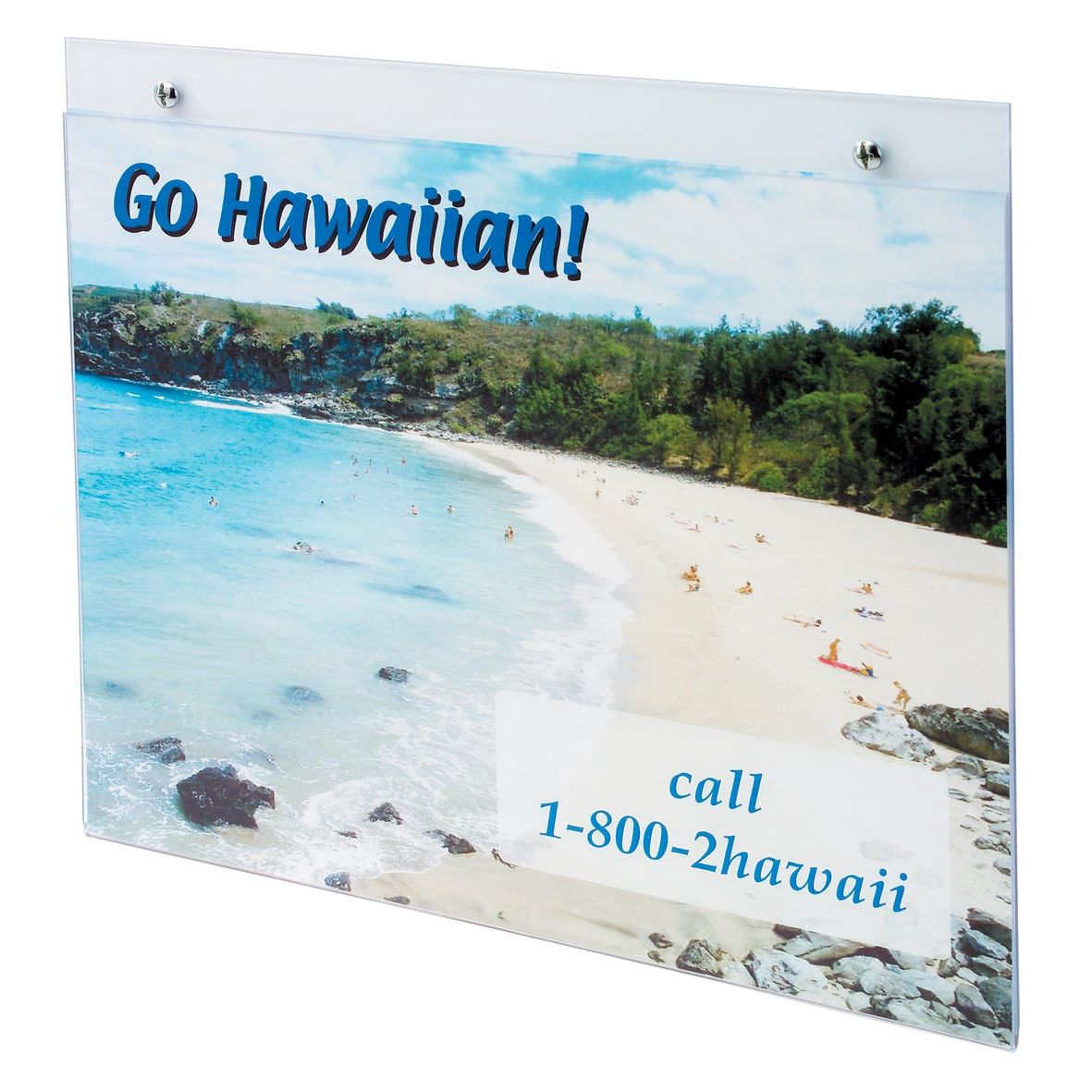 Deflecto - wall brochure holder landscape, ft A4