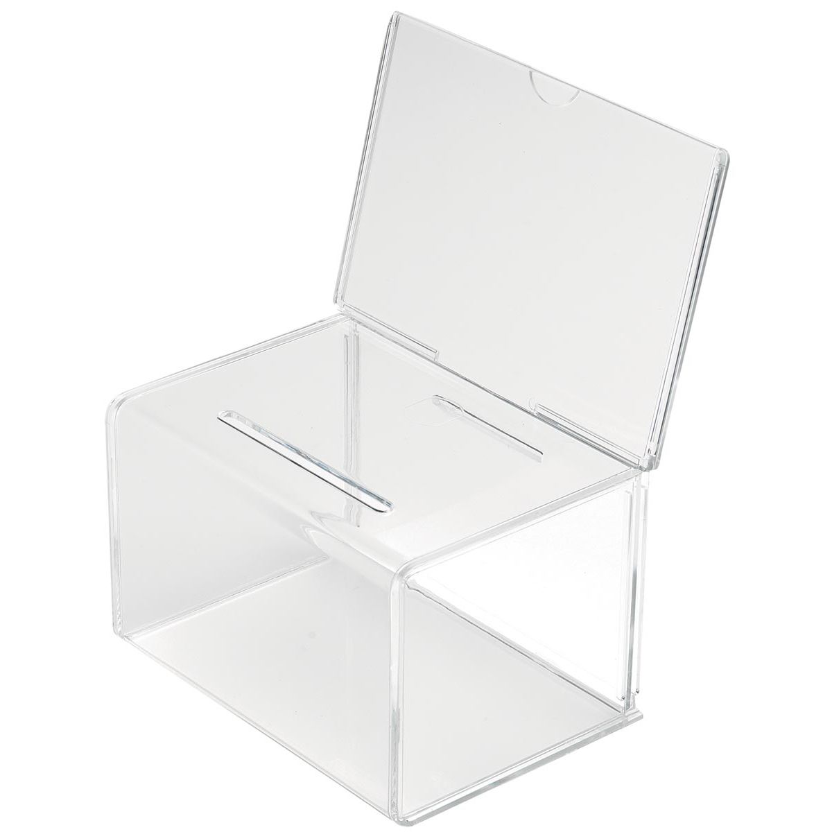 Deflecto - suggestion box with brochure holder, ft 20.5 x 13.5 x 16.5 cm