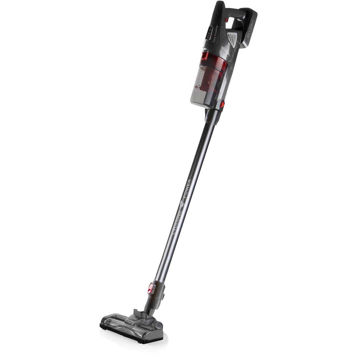Domo - steelstofzuiger 2 in 1 met oplaadbare batterij, 18,5 V, zwart