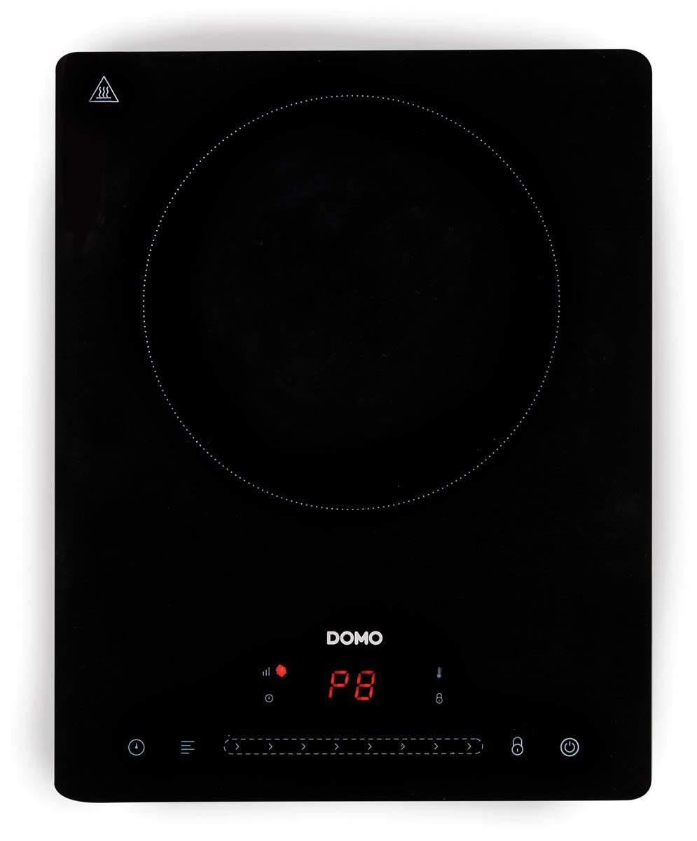 Domo - induction hob, 1 fire, 2000W, black
