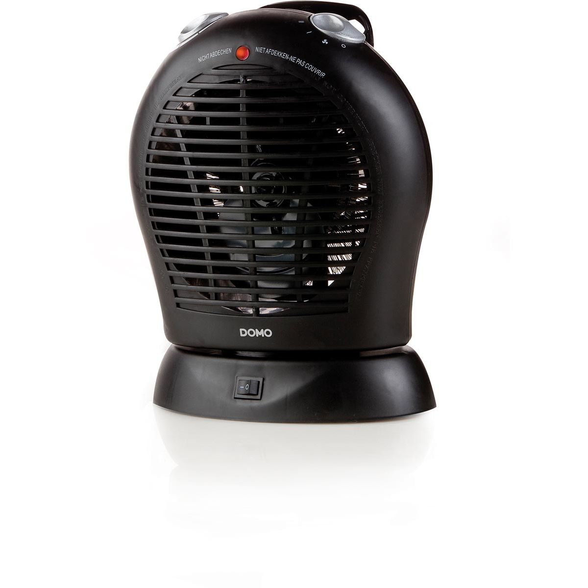 Domo - warmeluchtblazer IP21, zwart