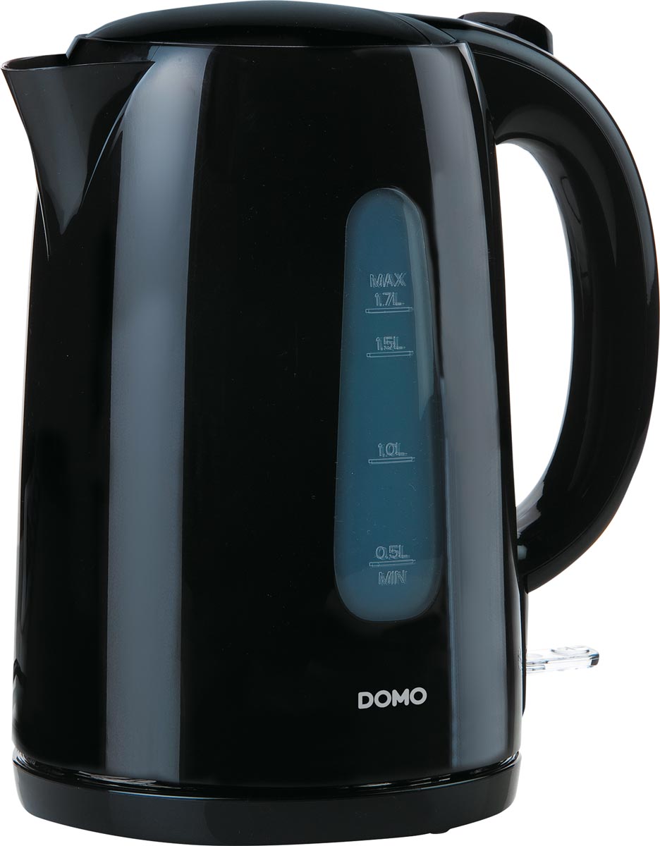 Domo - Wasserkocher 360°, 1,7 Liter, schwarz