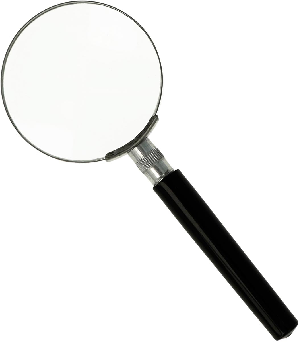 Westcott - leesloep, diameter: 60 mm, vergroot tot 5 keer, zwart