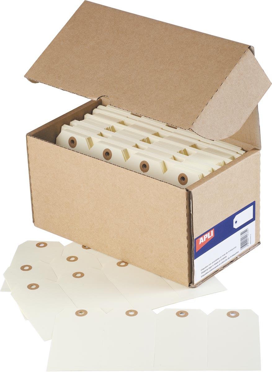 Apli - étiquettes métalliques pi 38 x 80 mm (l x h)
