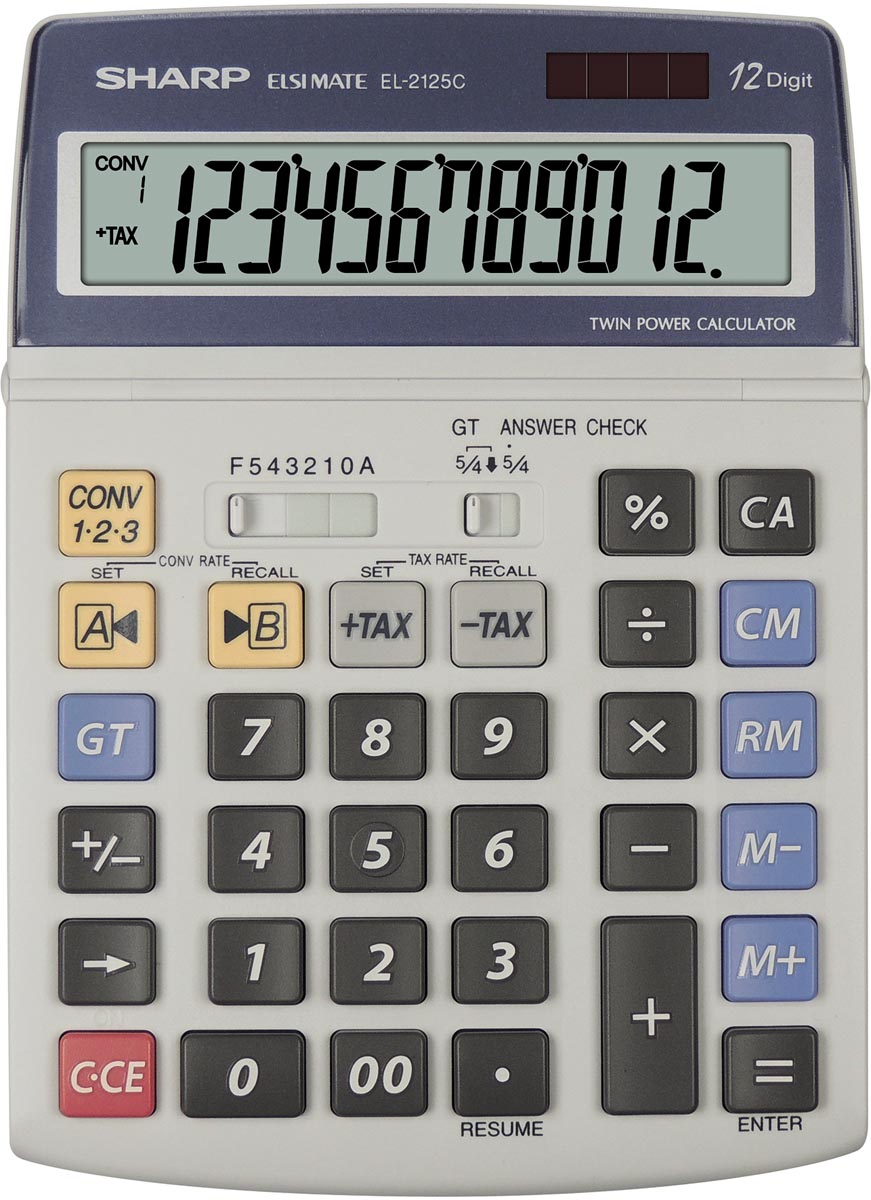 Sharp - calculatrice de bureau EL2125C